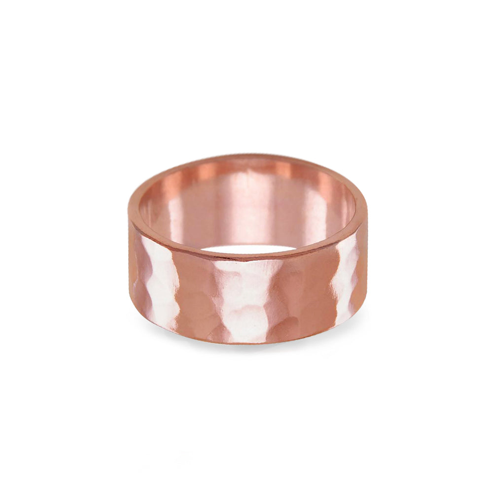Copper Bevel Comfort Fit Silicone Wedding Ring for Husband and Wife | Knot  Theory