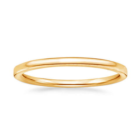2mm Wedding Band in Gold Plating